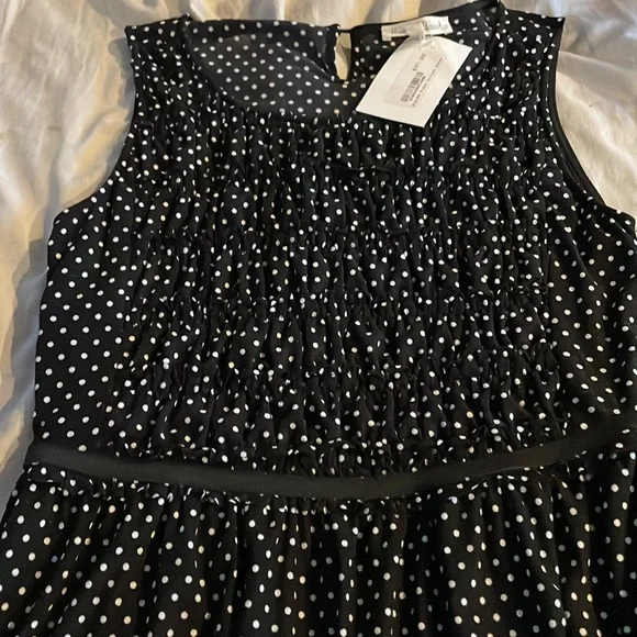 Black and white polka dot dress - Picture 2 of 5
